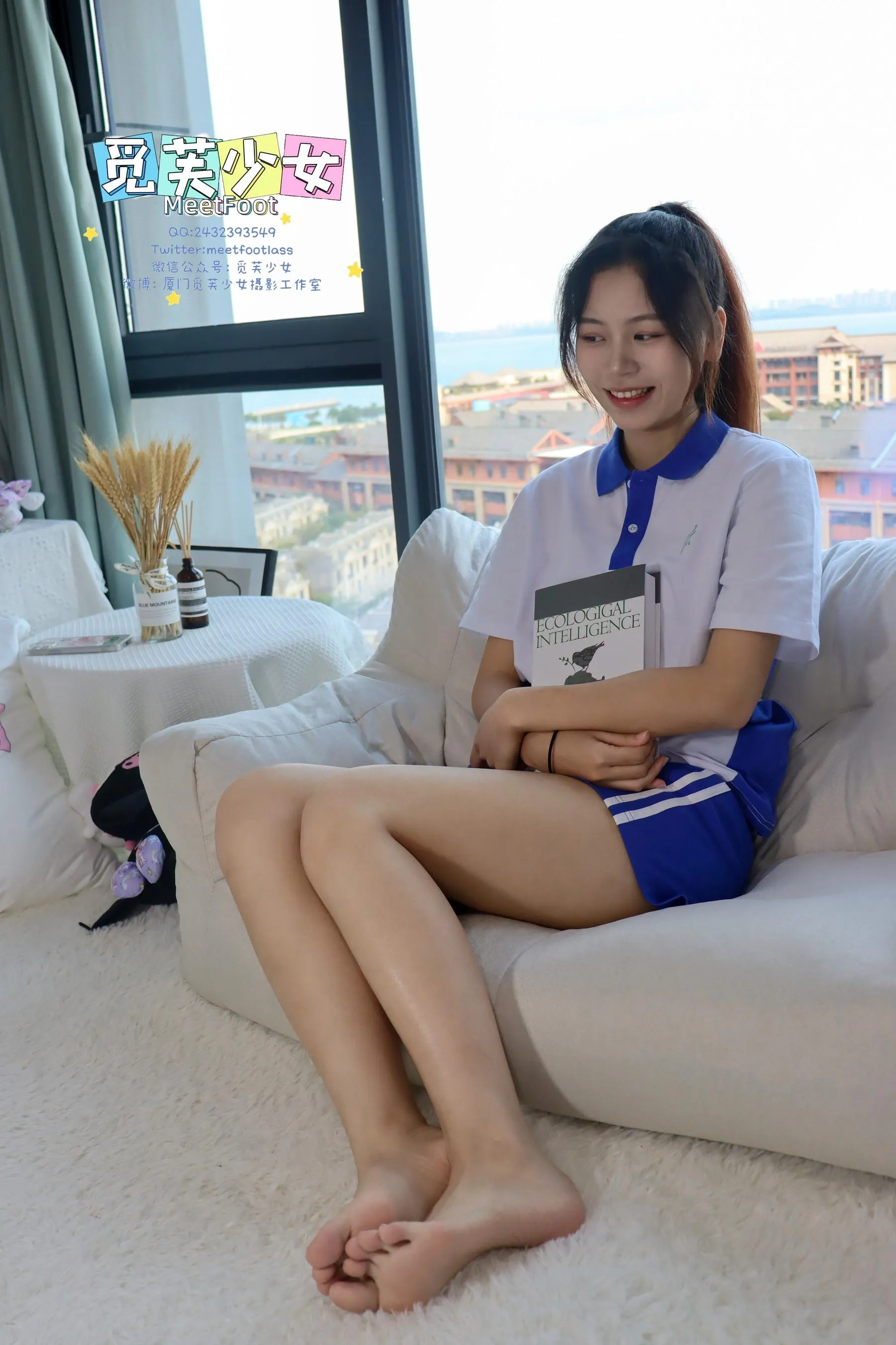 [觅芙少女]NO.006 初夏微风中扬起的马尾，是青春里最美的记忆 [133P]插图3